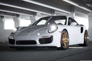 Porsche 911 Turbo S on ADV.1 Wheels (ADV05S) 2015 года